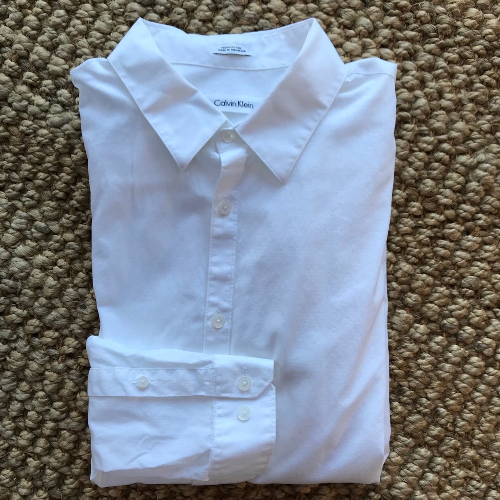 Calvin Klein textured dress shirt